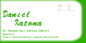 daniel katona business card