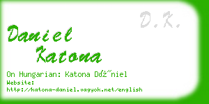 daniel katona business card